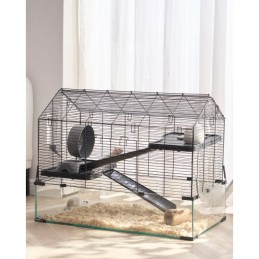 Wire Hamster Cage Habitat 29.5in gnaver Gerbil Small Animal House