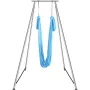 VEVOR Aerial Yoga Frame & Yoga Hammock, 9.67 ft Height Professional Yoga Swing Stand Comes with 13.1 Yards Aerial Hammock, Max 5