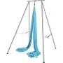 VEVOR Aerial Yoga Frame & Yoga Hængekøje, 9,67 ft Højde Professionelt Yoga Swing Stand Leveres med 13,1 Yards Aerial Hængekøje,