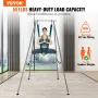 Aerial Yoga Frame & Yoga Hammock, 9.67 ft Height Professional Yoga Swing Stand Comes with 6.6 Yards Aerial Hammock, Max 551.15 l