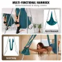 VEVOR Aerial Yoga Frame & Yoga Hængekøje, 9,67 ft Højde Professionelt Yoga Swing Stand Leveres med 6,6 Yards Aerial Hængekøje,
