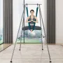 VEVOR Aerial Yoga Frame & Yoga Hængekøje, 9,67 ft Højde Professionelt Yoga Swing Stand Leveres med 6,6 Yards Aerial Hængekøje,