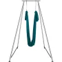 VEVOR Aerial Yoga Frame & Yoga Hammock, 9.67 ft Height Professional Yoga Swing Stand Comes with 6.6 Yards Aerial Hammock, Max 55