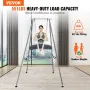 Aerial Yoga Frame & Yoga Hammock, 9.67 ft Height Professional Yoga Swing Stand Comes with 6.6 Yards Aerial Hammock, Max 551.15 l