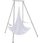 VEVOR Aerial Yoga Frame & Yoga Hammock, 9.67 ft Height Professional Yoga Swing Stand Comes with 6.6 Yards Aerial Hammock, Max 55