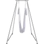 VEVOR Aerial Yoga Frame & Yoga Hammock, 9.67 ft Height Professional Yoga Swing Stand Comes with 6.6 Yards Aerial Hammock, Max 55