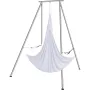 VEVOR Aerial Yoga Frame & Yoga Hammock, 9.67 ft Height Professional Yoga Swing Stand Comes with 6.6 Yards Aerial Hammock, Max 55