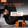 Elektrisk hydraulisk bilgulv Jack 5 ton 12v m/slagnøgle