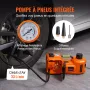 Electric Hydraulic Car Floor Jack 5 Ton 12V w/Impact Wrench Inflator Pump