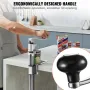 Manual Can Opener, Commercial Table Opener for Large Cans, Heavy Duty Can Opener with Base, Adjustable Height Industrial Jar Ope