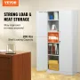 VEVOR Metal Storage Cabinet, Steel Locking Storage Cabinet with 2 Magnetic Doors and 4 Adjustable Shelves, 71'' Metal Cabinet 20