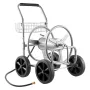 VEVOR Hose Reel Cart, Hold Up to 91.44 m of 1.59 cm Hose, Garden Water Hose Carts Mobile Tools with 4 Wheels, Heavy Duty Powder-