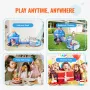 VEVOR 3 in 1 Kids Play Tent with Tunnel for Boys, Girls, Babies and Toddlers, Indoor/Outdoor Pop Up Playhouse with Carrying Bag 
