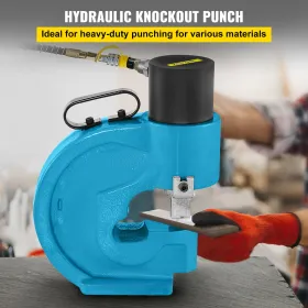 CH-70 Hydraulic Hole Puncher Punching Tool Puncher, 35T Flat Copper Electric Pump L Style, CP-700 H Style CFP-800-1 Busbar