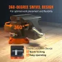 Bench Vise, 16.5 cm Jaw Width 16.5 cm Forward & 23.6 cm Reverse Opening, 360-Degree Swivel Locking Base Multipurpose Workbench w