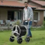 Hose Reel Cart, Hold Up to 250 ft of 5/8’’ Hose, Garden Water Hose Carts Mobile Tools with 4 Wheels, Heavy Duty Powder-coated St