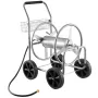 VEVOR Hose Reel Cart, Hold Up to 250 ft of 5/8’’ Hose, Garden Water Hose Carts Mobile Tools with 4 Wheels, Heavy Duty Powder-coa