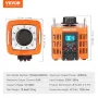VEVOR 2000VA Auto Variable Voltage Transformer, 6,6 Amp, 230V Input 0-300V Output AC Spændingsregulator, med LCD Display 4
