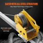 Confined Space Tripod Kit, 1179 kg Winch, Confined Space Tripod 2.43 m Legs and 30 m Cable, Confined Space Rescue Tripod 10 m Fa