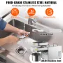 Electric Oil Press Machine, 850W Stainless Steel Oil Extractor Machine, 0-300℃ / 32 - 572 ℉ Adjustable Temperature, Hot Press Oi