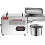VEVOR Electric Oil Press Machine, 850W Stainless Steel Oil Extractor Machine, 0-300℃ / 32 - 572 ℉ Adjustable Temperature, Hot Pr