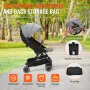 VEVOR Standard Baby Infant Stroller, Toddler Stroller with 95°-175° Adjustable Backrest & & 0/90°Adjustable Footrest & One-click