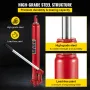 Hydraulic Long Ram Jack, 8 Tons/17363 lbs Capacity, with Single Piston Pump and Clevis Base, Manual Cherry Picker with Handle, f