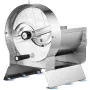 Electric Vegetable Slicer, 0-0.5"/0-12mm Thickness Adjustable Commercial Slicer Machine, Convertible to Manual, Stainless Steel 