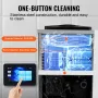 Commercial Ice Cream Machine, 10L/H Yield, 900W Single Flavor Countertop Soft Serve Ice Cream Maker, 4L Hopper 1.6L Cylinder, To