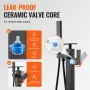 Freestanding Bathtub Faucet, Floor Mount, Freestanding Tub Filler, Shower Mixer Taps, Two Water Modes, 360° Swivel Spout, for Ba