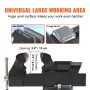 Bench Vise Jaw Width 15.2 cm Jaw Opening 15 cm w/ Anvil 360° Swivel Locking Base 60,000 PSI Rust-proof Heavy Duty Ductile Iron f