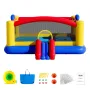VEVOR Inflatable Bounce House, Outdoor High Quality Playhouse Trampoline, Jumping Bouncer with Blower, Slide, and Storage Bag, F