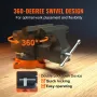 6 "Bench Vise m/ Anvil 360â ° Drejelås Base Heavy Duty Ductile