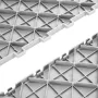 Garage Tiles Interlocking, 12 x 12 x 0.53 inch 25 Pack Garage Floor Covering Tiles, Non-Slip Double-Sided Texture Garage Floorin
