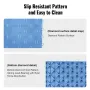 Garage Tiles Interlocking, 12 x 12 x 0.53 inch 50 Pack Garage Floor Covering Tiles, Non-Slip Double-Sided Texture Garage Floorin