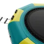 Inflatable Water Bouncer, 10ft Recreational Water Trampoline, Portable Bounce Swim Platform with 3-Step Ladder & Electric Air Pu