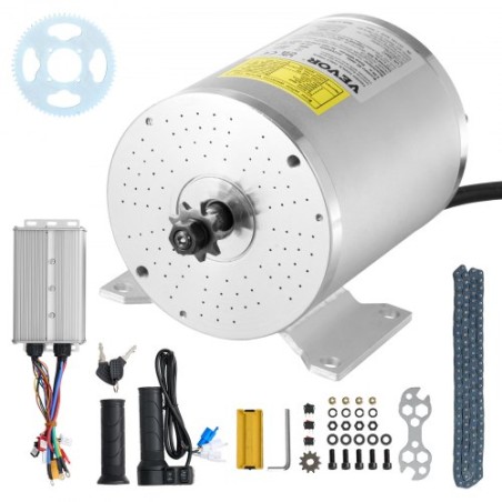 3000W Electric Brushless DC Motor Kit 72V 4900rpm with Speed Controller