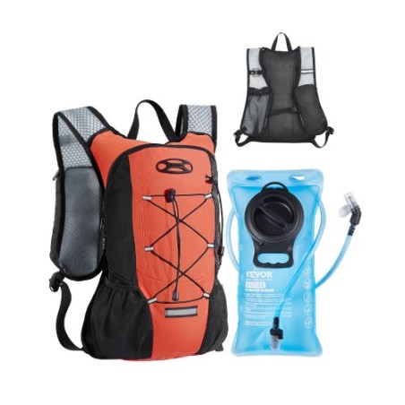 Lightweight Hydration Pack Backpack 2L Water Bladder Biking Hiking Running