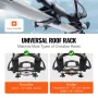 VEVOR Kayak Roof Rack 1 Pair J-Bar, Soft Roof Rack, Top Mount Tie Down, Carrier for kayak, Surf Board, Canoe, SUP, Ski Board, Mo