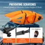 Kayak Roof Rack 1 Pair J-Bar, Soft Roof Rack, Top Mount Tie Down, Carrier for kayak, Surf Board, Canoe, SUP, Ski Board, Mount on