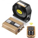 400W 8 Sound Loud Car Warning Police Fire Emergency Alarm Fire Siren 1 Horn PA Speaker MIC System Vehicle Siren
