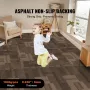 Carpet Tiles Reusable, 24"x 24"Carpet Squares With Padding Attached, Soft Padded Carpet Tiles, Easy Install DIY for Bedroom Livi