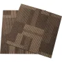 Carpet Tiles Reusable, 24"x 24"Carpet Squares With Padding Attached, Soft Padded Carpet Tiles, Easy Install DIY for Bedroom Livi