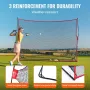 VEVOR Golf Practice Hitting Net, Huge 10.8x7ft Golf Net, Personal Driving Range for Indoor Outdoor Use, Portable Home Golf Aid N