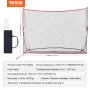 Golf Practice Hitting Net, Huge 10.8x7ft Golf Net, Personal Driving Range for Indoor Outdoor Use, Portable Home Golf Aid Net wit