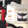 2 i 1 Rollator Rollator & Transportstol til seniorer, Folding