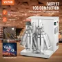 VEVOR Milkshake Maker Machine, 120 W kommerciel Milk Tea Shaker Machine, Double Head Milk Shake Mixer Machine, 0-180s justerbar