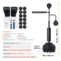 VEVOR Boxing Speed Trainer, Punching Bag with Stand, Reflex Boxing Bag for Teens & Adults, Height Adjustable Free Standing Strik