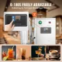 VEVOR Milkshake Maker Machine, 120 W kommerciel Milk Tea Shaker Machine, Double Head Milk Shake Mixer Machine, 0-180s justerbar