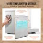 Milkshake Maker Machine, 120W Commercial Milk Tea Shaker Machine, Double Head Milk Shake Mixer Machine, 0-180s Adjustable Milksh
